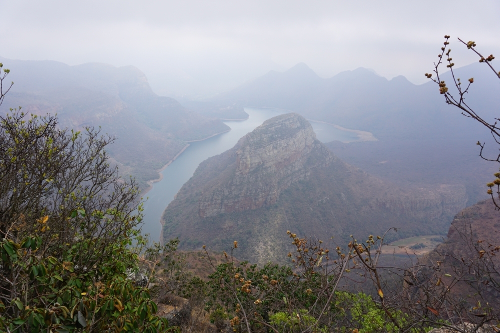 Blyde River Canyon im Nebel