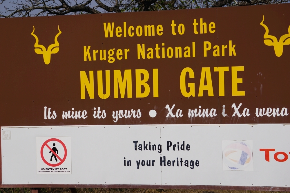 Eingang zum Krugerpark
